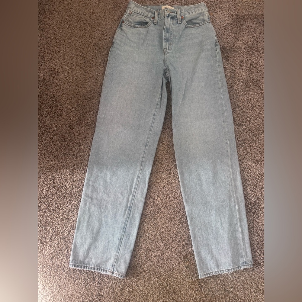 Madewell Light Blue Straight Leg Jeans